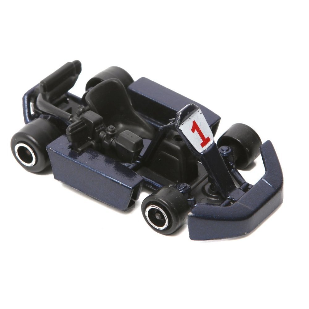 Majorette Go Kart #1 Die Cast Metal Navy1:25 Scale Toy Collectable